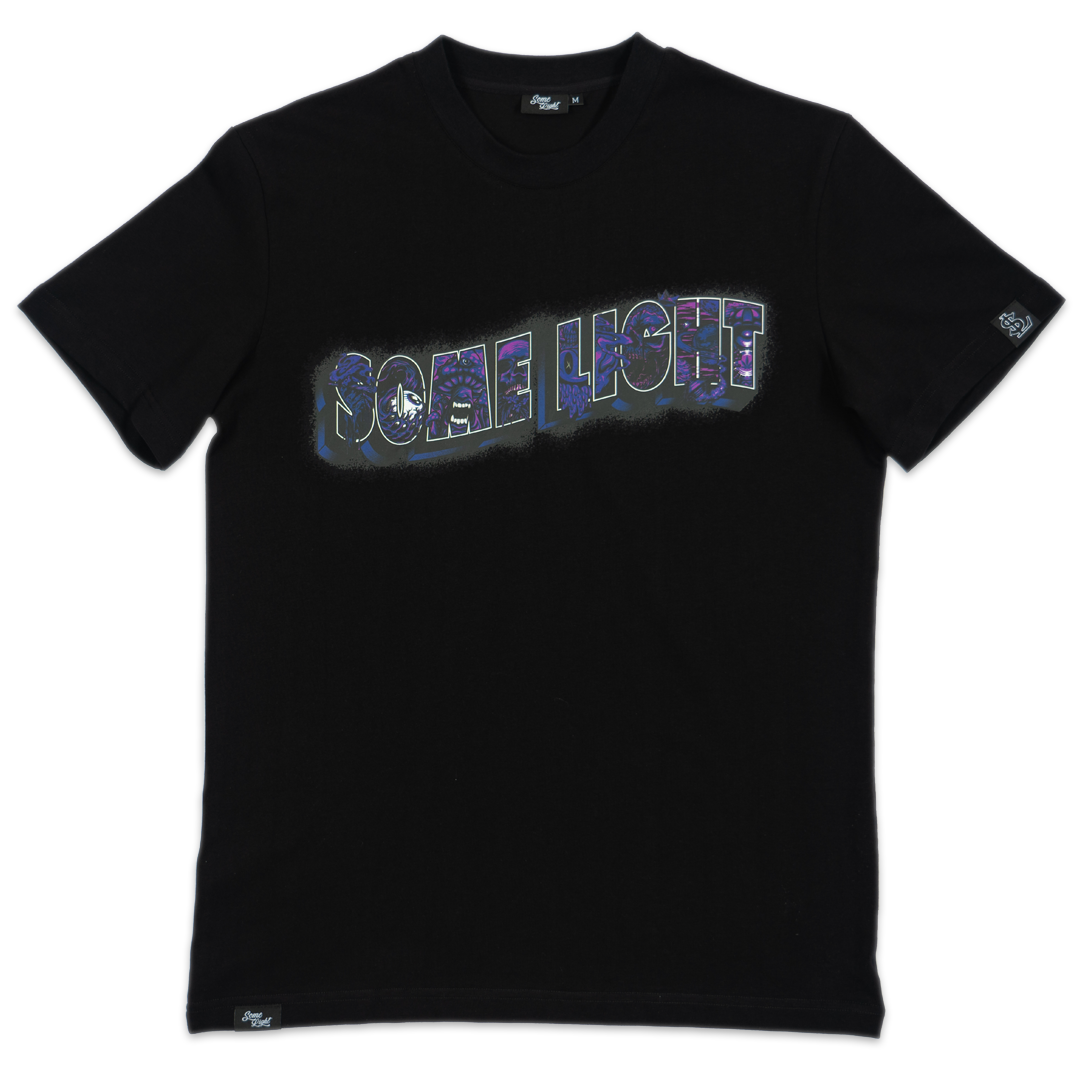 Purple Trippy Tee - Some Light Clothing